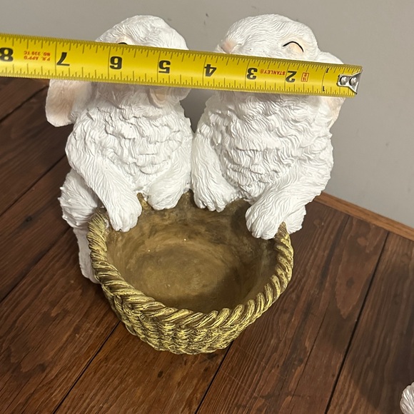 Charming White Rabbit Figurine Set - Picture 8 of 8